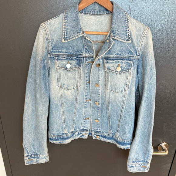 AMIRI S EUC Blue Jean Jacket Timeless Trucker Style - Picture 16 of 16